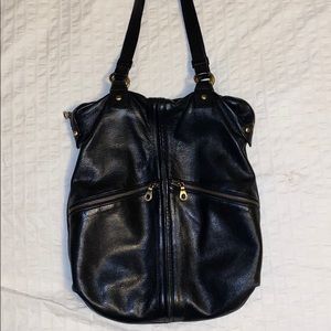 Christopher Kon black leather purse